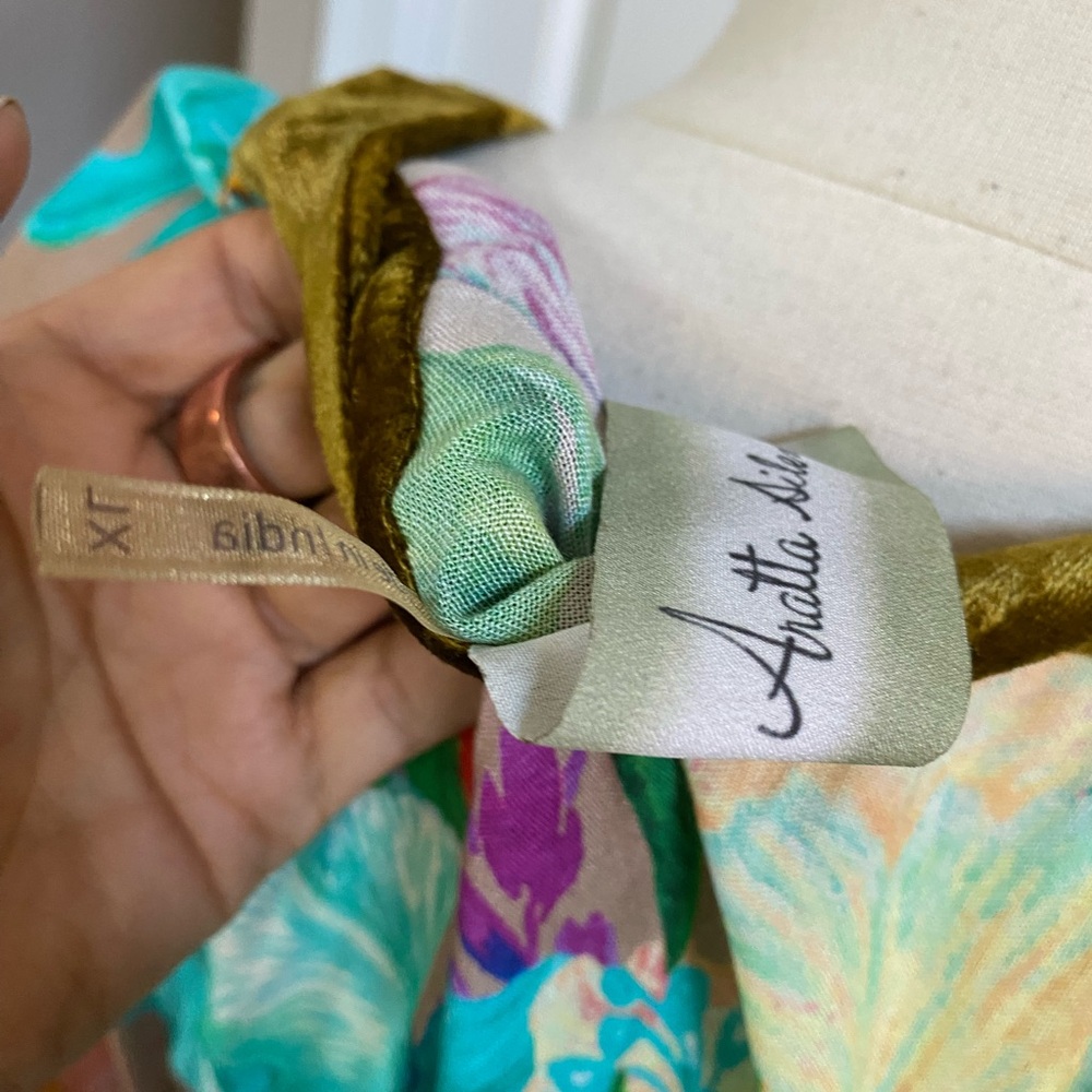 Aratta Silent Journey gorgeous bohemian maxi dress XL - Picture 10 of 13